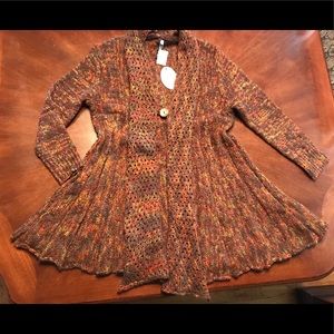 Beautiful multi color swing cardigan